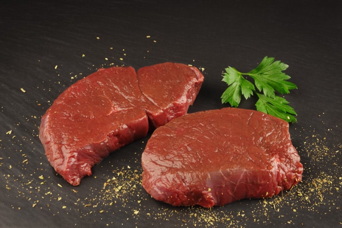 Deutsche Hirschsaftsteaks