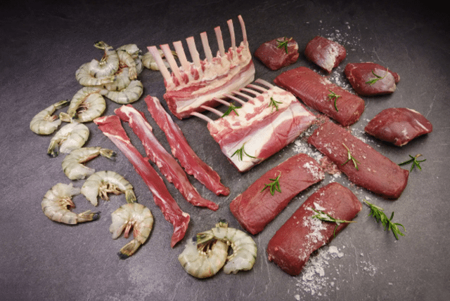 Lamm Surf 'n' Turf Selektion für 12 Personen