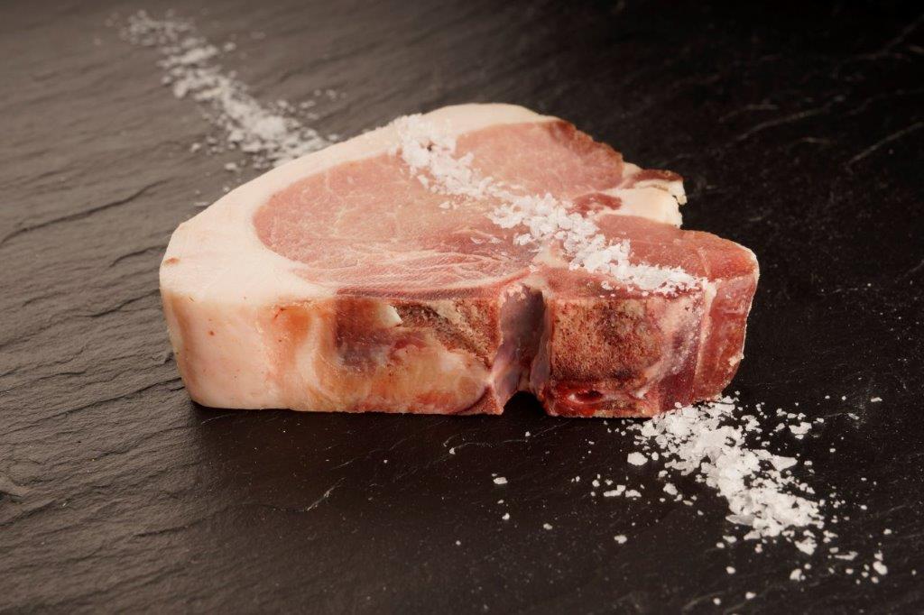Deutsches Dry Aged Schweine T-Bone Steak