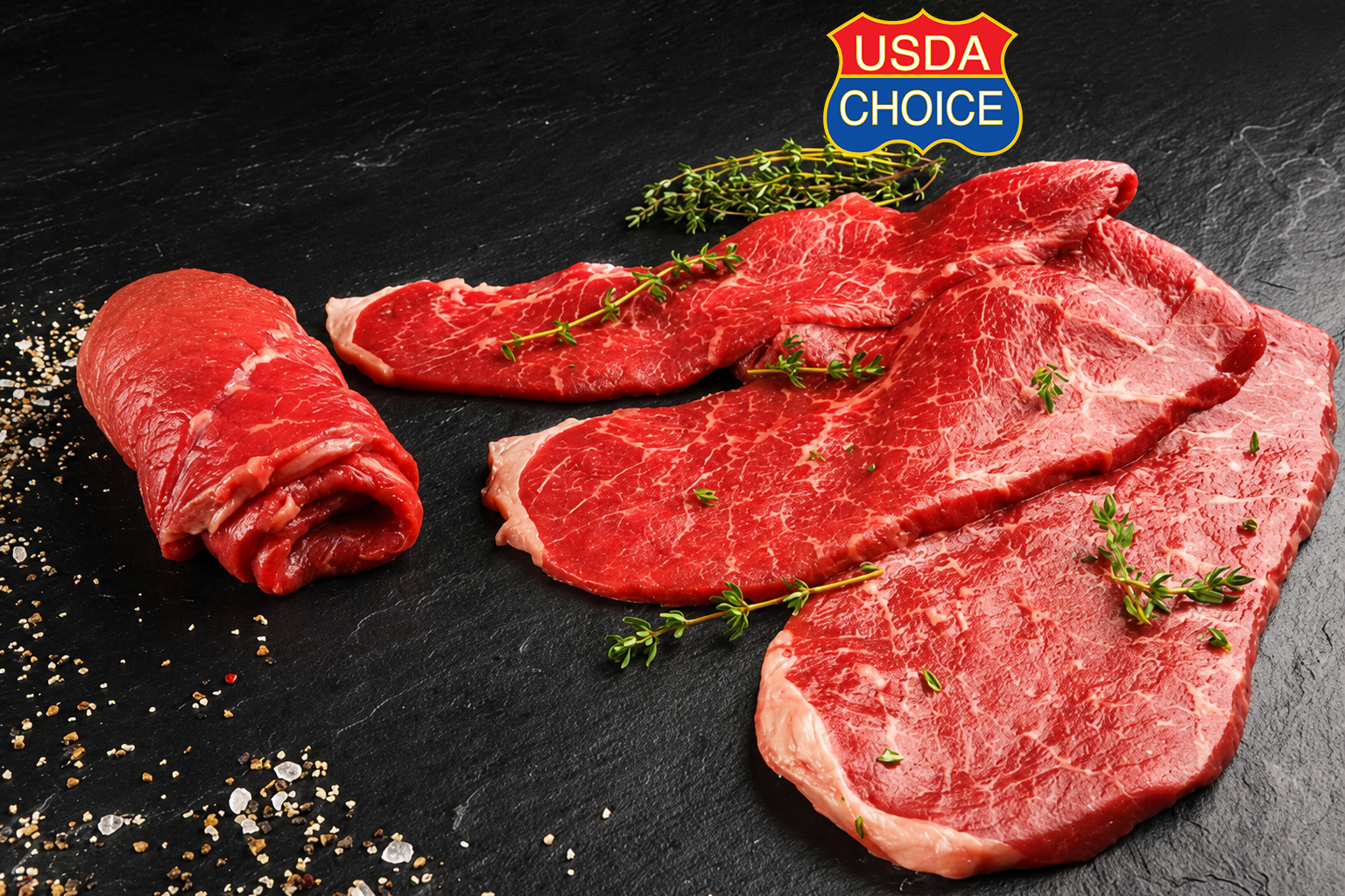 USA Black Angus Rinderrouladen, Creekstone Farms