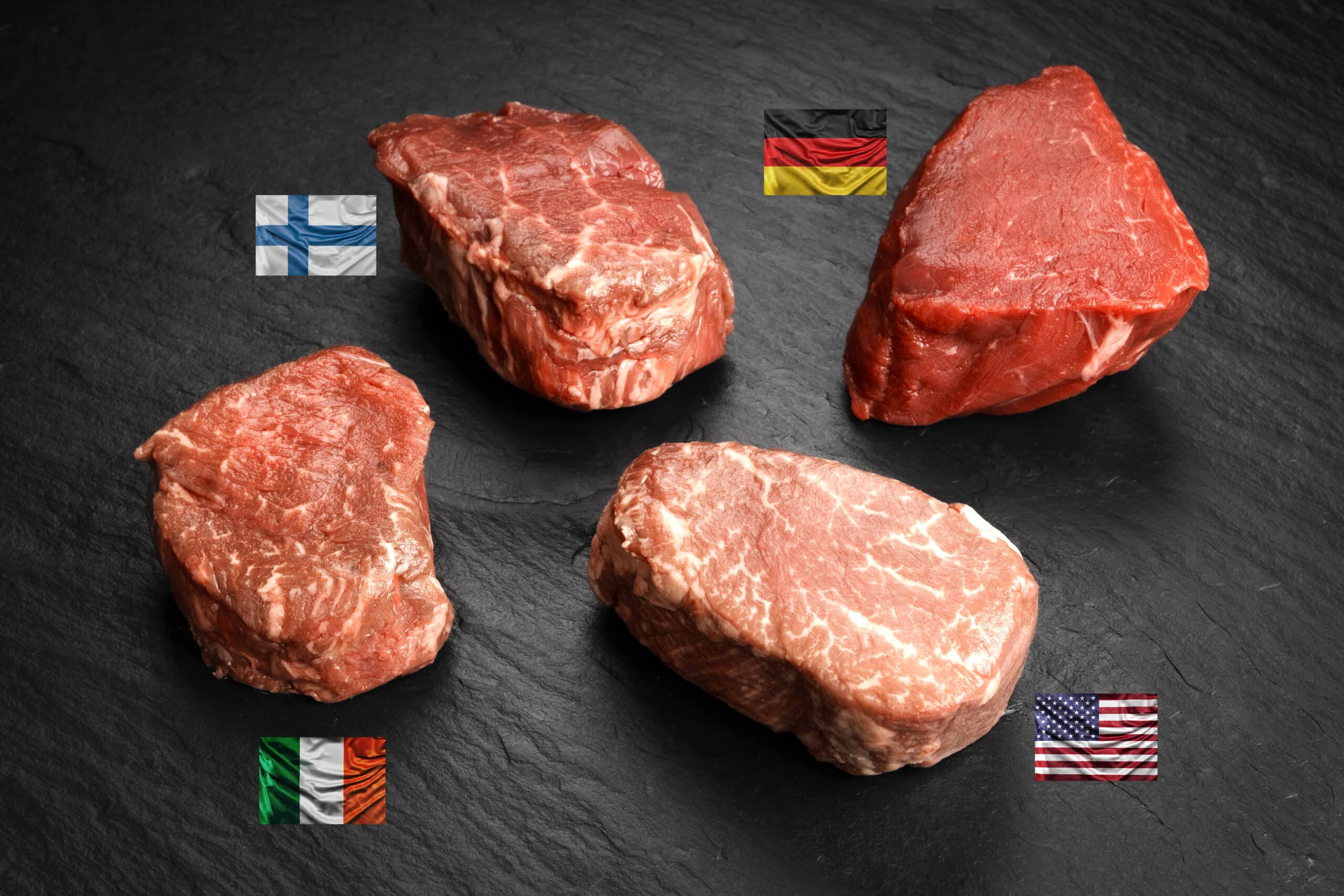 Filet-Steaktasting für 4 Personen