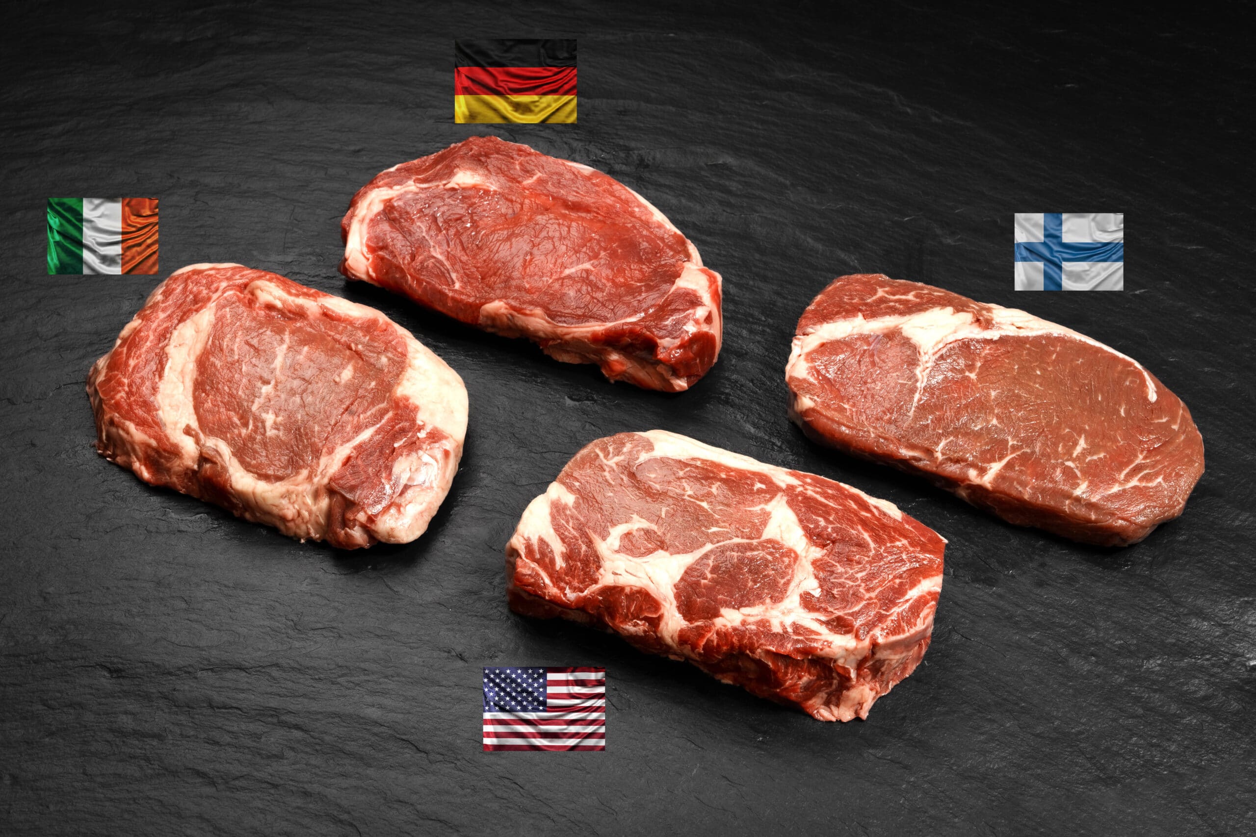 Ribeye (Entrecote)-Steaktasting für 4-6 Personen