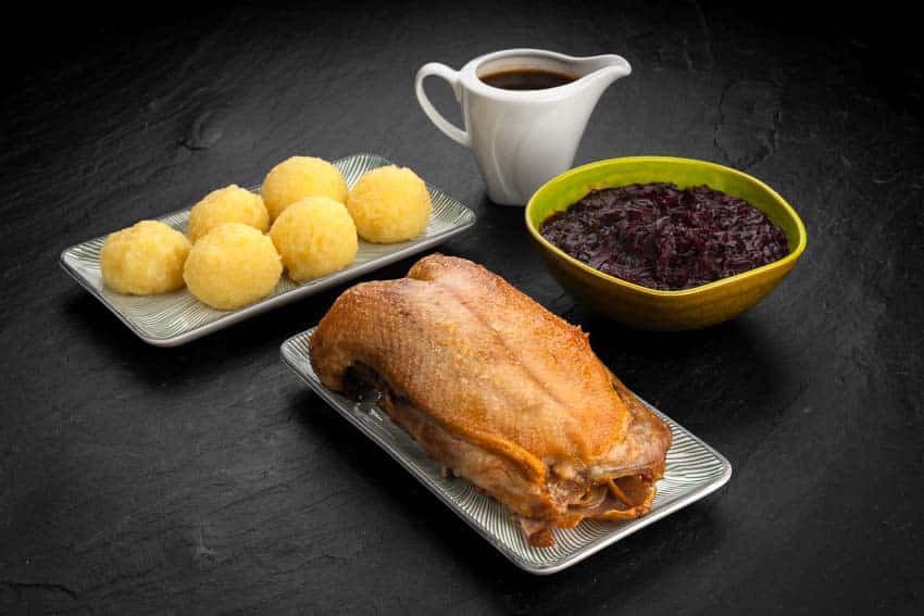 Gänsebraten für 2 Personen