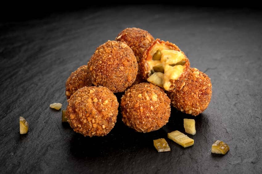 Pickle & Cheese Bites, einzeln entnehmbar