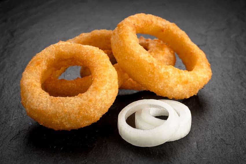 Beer Battered Onion Rings Thick Cut, einzeln entnehmbar