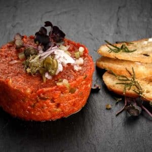 Beef Tatar - 100% mageres Rindfleisch,