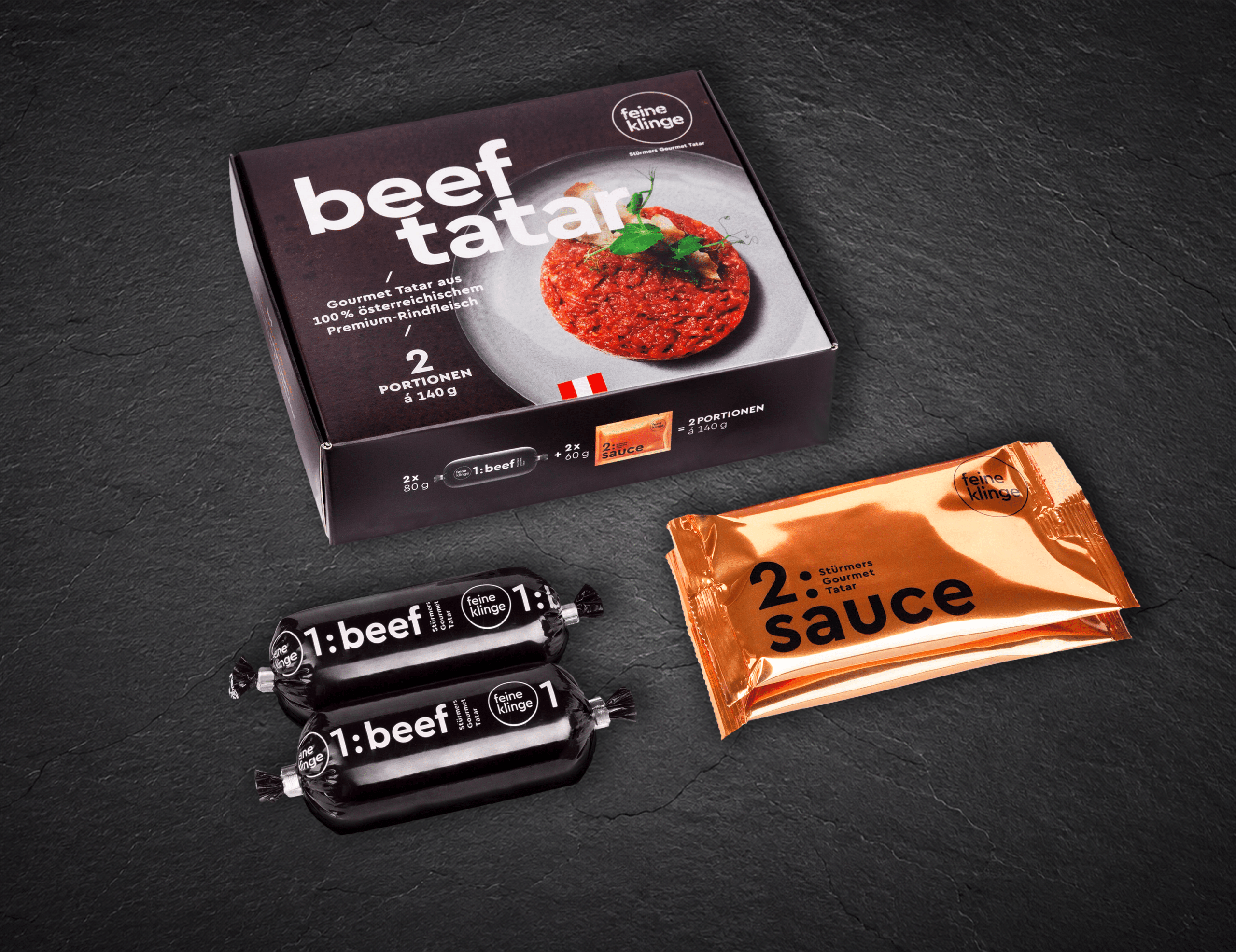 Beef Tatar – 100% mageres Rindfleisch,