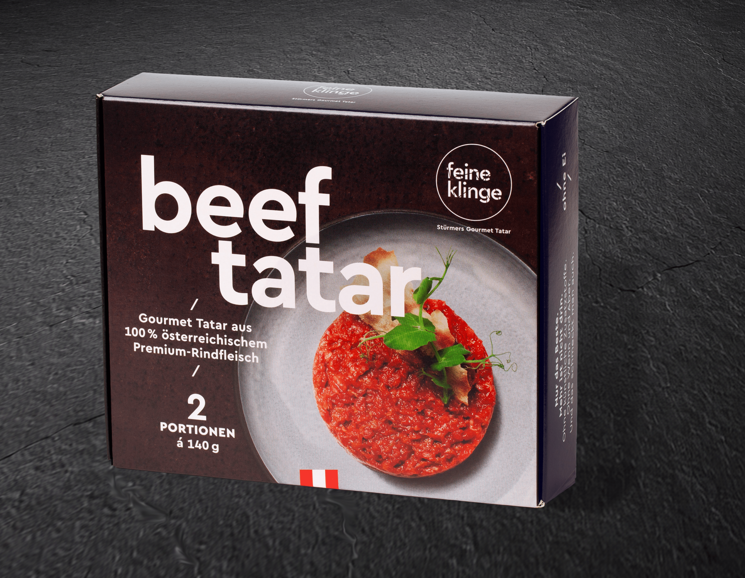 Beef Tatar – 100% mageres Rindfleisch,