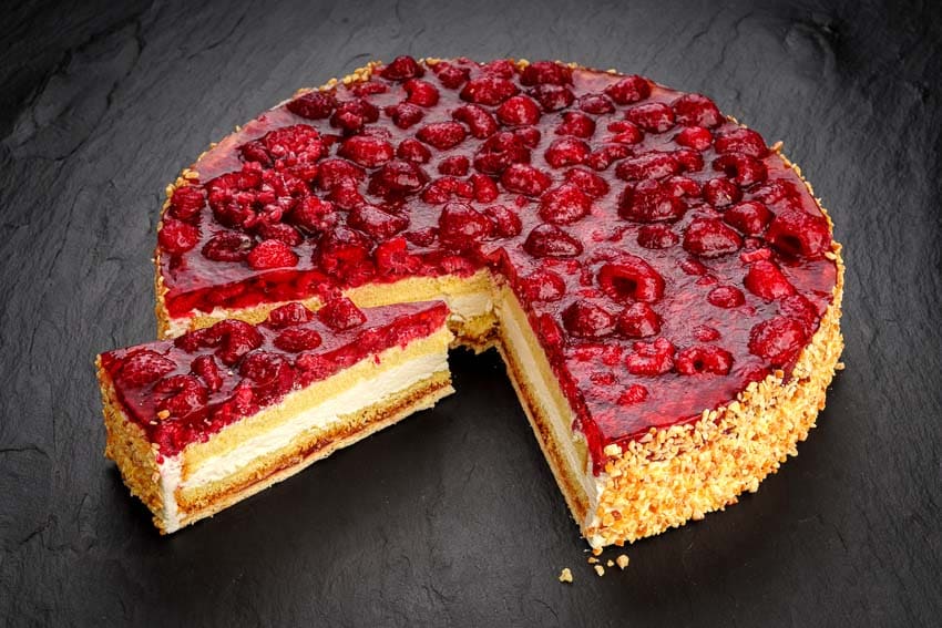 Pfalzgraf Himbeerkuchen, 14 Portionen