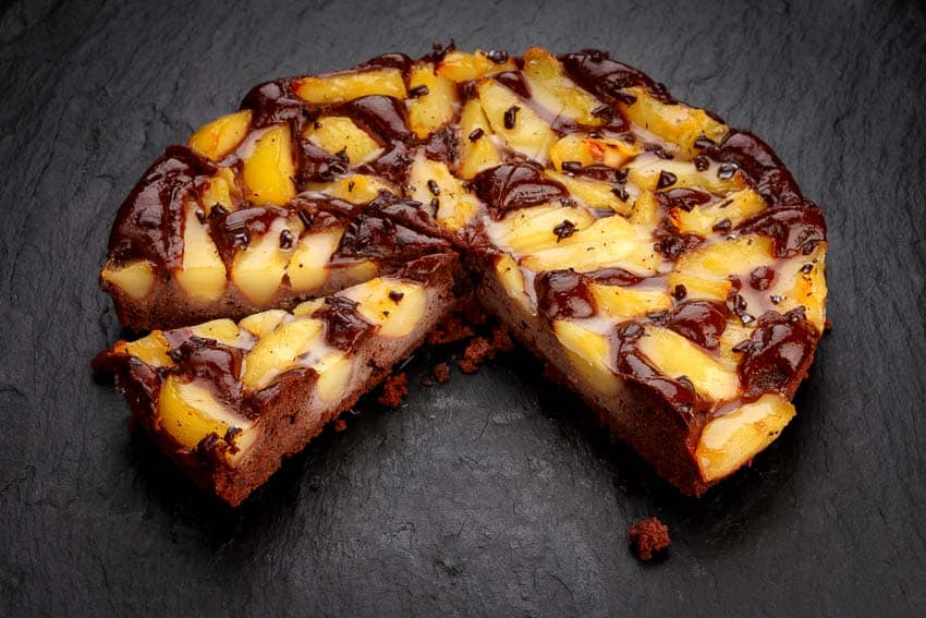 Pfalzgraf Schoko-Birnen-Kuchen, 12 Portionen vorgeschnitten, einzeln entnehmbar